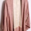 Haori Japonés Vintage Kimono  Rosa Empolvado