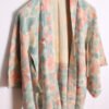 Haori Japonés Vintage Print Kimono Tonos Pastel