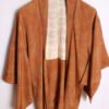 kimono haori vintage-47 Haori Japonés Vintage Kimono Color Cobrizo