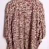 Haori Japonés Vintage Kimono Estampado Morado