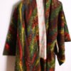 Haori Japonés Vintage Kimono Estampado Difuminado
