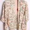 Kimono Haori Vintage Blanco Crudo Estampado