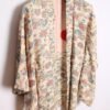 Kimono Haori Vintage Blanco Crudo Estampado