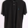 Polo Ralph Lauren Vintage Negro Desgastado "M"