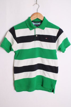 polo-ralph-lauren-vintage-tommy-hilfiger-45.jpg Polo Tommy Hilfiger Vintage Rayas Verdes "2XS"