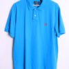 Polo Chaps Vintage Azul Celeste "L"