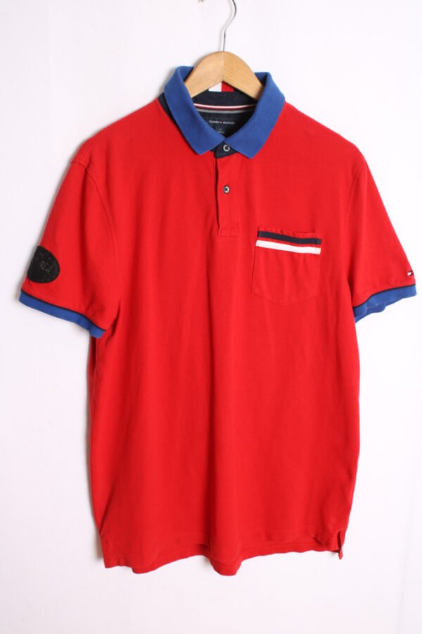 polo-tommy-hilfiger-ralph-lauren-vintage-43.jpg Polo Rojo Vintage Tommy Hilfiger "M"