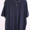 Polo Vintage Ralph Lauren Azul Jaspeado "XL"