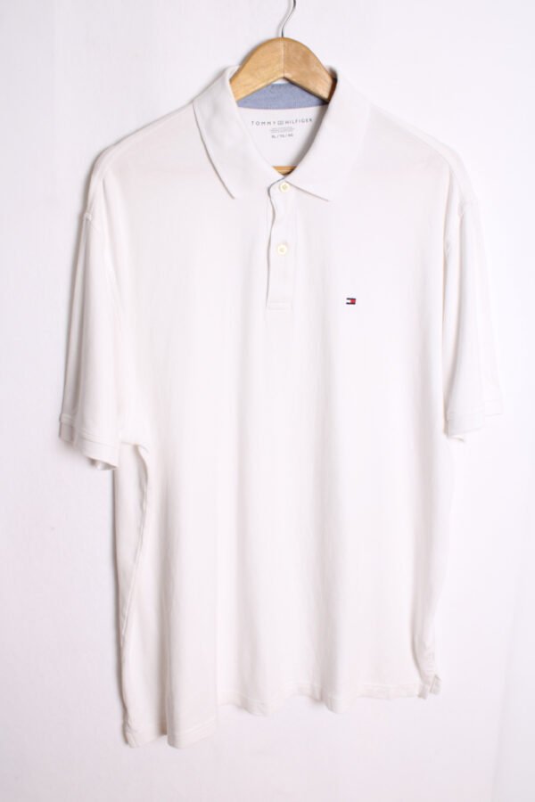Polo Tommy Hilfiger Vintage Blanco "XL"