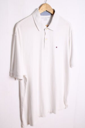 Polo Tommy Hilfiger Vintage Blanco "XL"