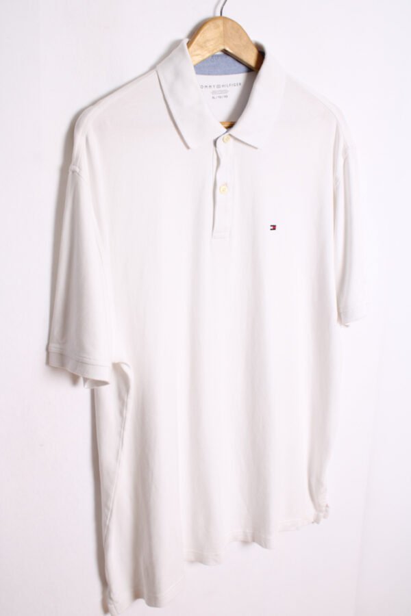 Polo Tommy Hilfiger Vintage Blanco "XL"