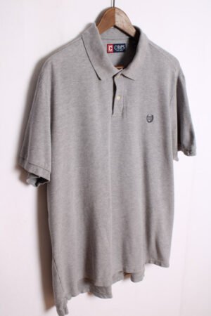 Polo Vintage Chaps Color Gris "XL"