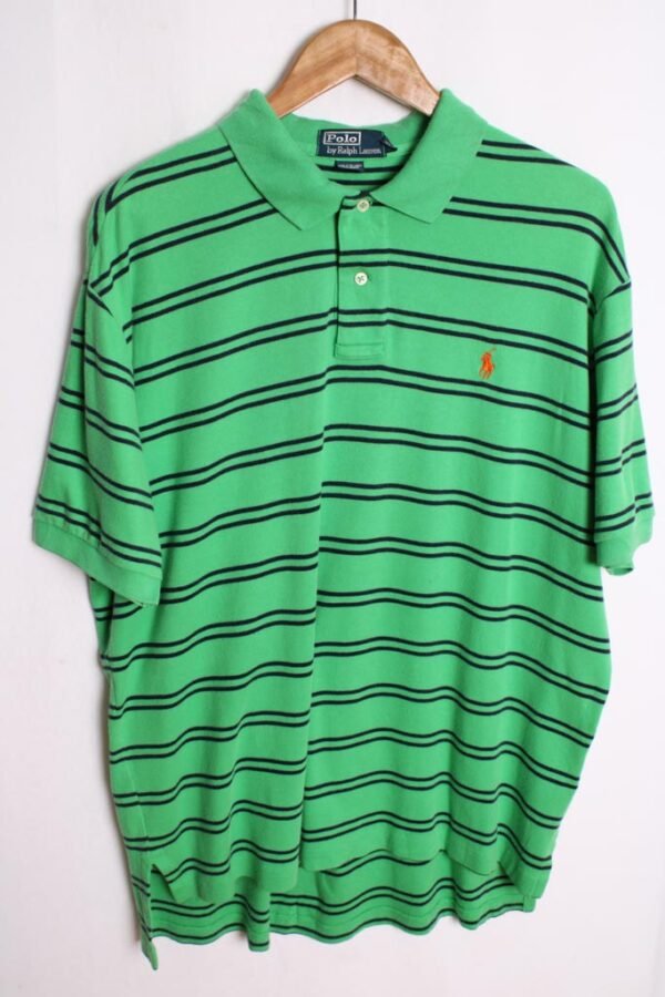 Polo Ralph Lauren Vintage Marino Rayas "L"
