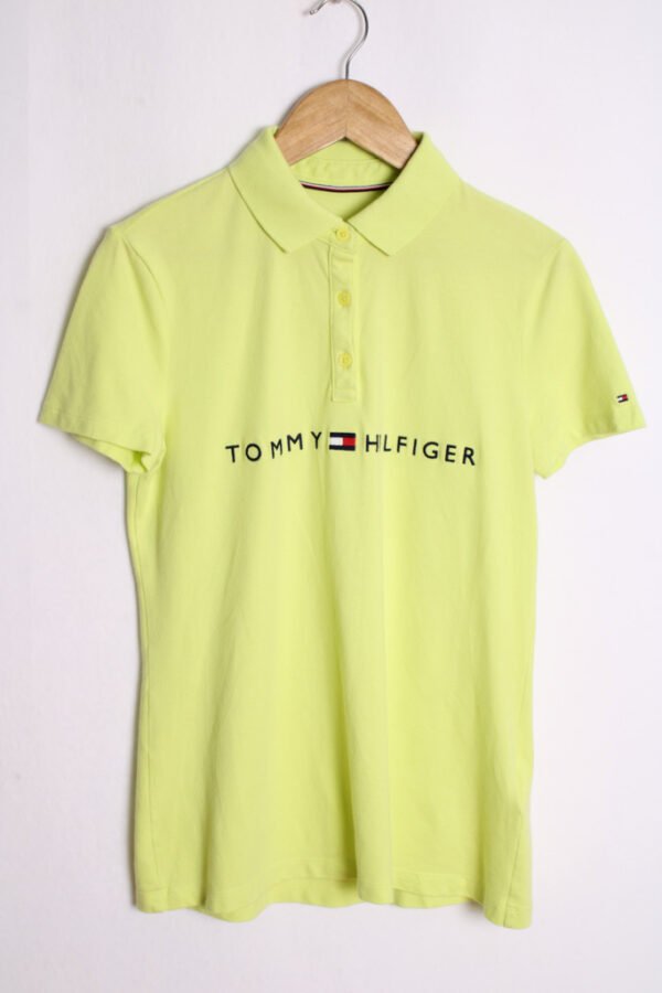 Polo Vintage Tommy Hilfiger Flúor "XS"