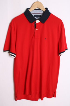 Polo Vintage Tommy Hilfiger Rojo "L"