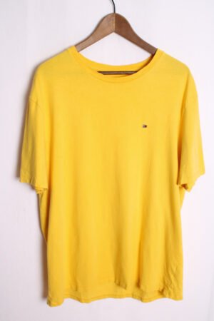 Camiseta Vintage Tommy Hilfiger Amarilla "XL"