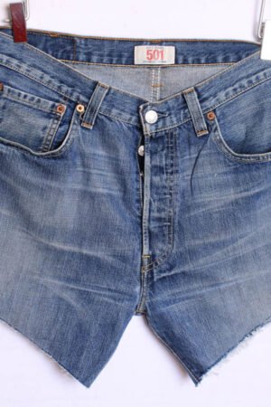 Short Levis 501 Vintage Denim Azul Desgastado nº14 W33