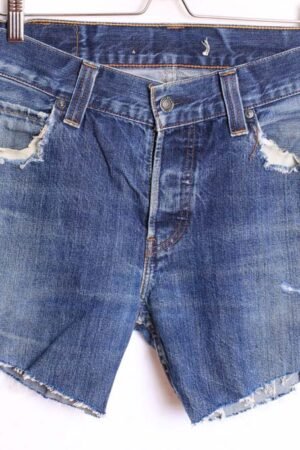 Short Levis 512 Vintage Azul con Roturas W33 nº2