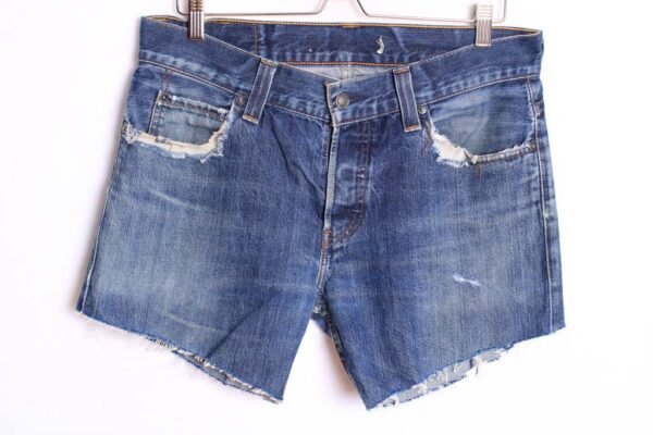 Short Levis 512 Vintage Azul con Roturas W33 nº2