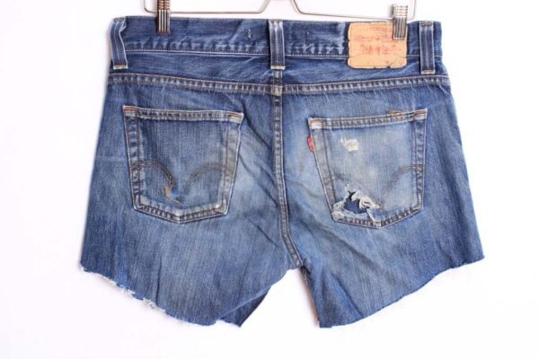 Short Levis 512 Vintage Azul con Roturas W33 nº2