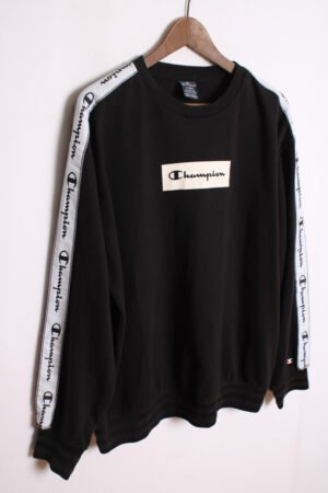 sport vintage unisex-43 Sudadera Vintage Negra Champion "XL"