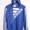 Sudadera Adidas Vintage Azul con Capucha "S/M"
