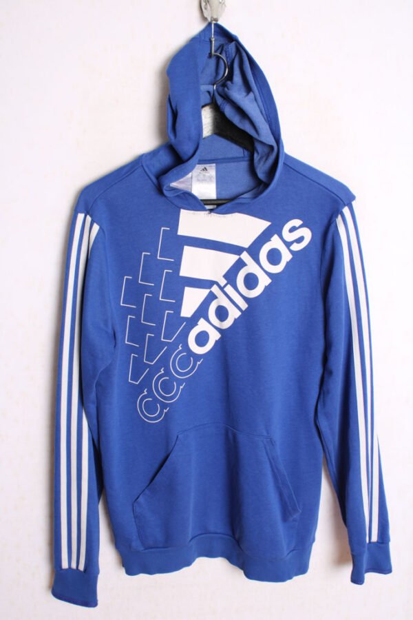 Sudadera Adidas Vintage Azul con Capucha "S/M"