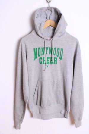 Sudadera High School Vintage Gris Montwood Cheers "S"