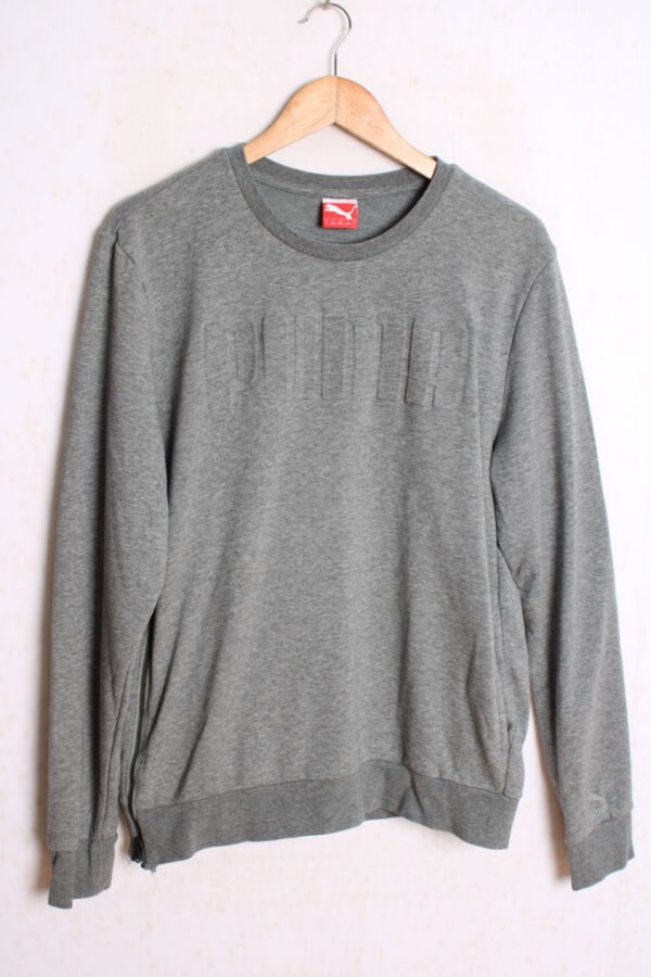 Sudadera Puma Vintage Gris Jaspeada "M/L"