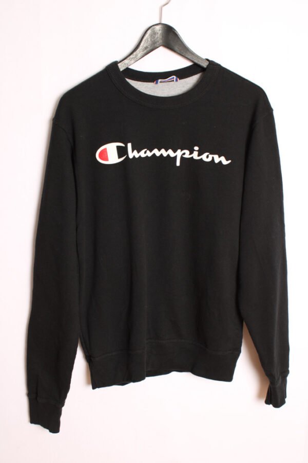 Sudadera Champion  Vintage Negra "S"