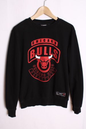 Sudadera Vintage Chicago Bulls Negra "S"