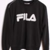 Sudadera Vintage Fila Negra "M"
