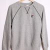 Sudadera Fila Gris Vintage Logo Peque "S"