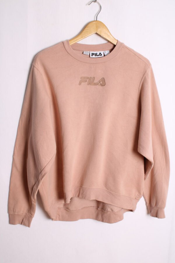 Sudadera Vintage Fila Tono Maquillaje "L" mujer
