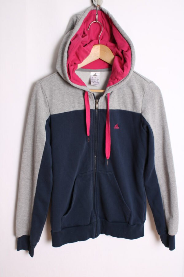 Sudadera Adidas Vintage con Cremallera "S" mujer