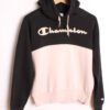 Sudadera Champion Vintage Negra y Rosa "M" mujer