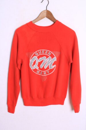 Sudadera Roja Vintage Queen Mary Cruise "S"