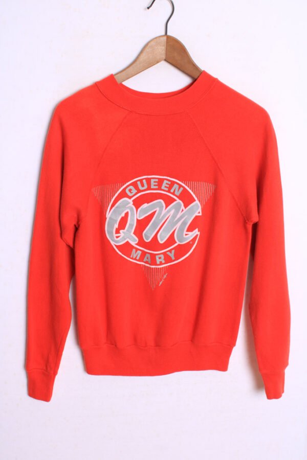 Sudadera Roja Vintage Queen Mary Cruise "S"
