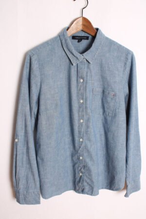 tommy-hilfiger-vintage-ralph-lauren-34.jpg Camisa Denim Azul Vintage Tommy Hilfiger "XL"