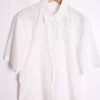 Blusa Blanca Vintage Pasamanería "M"