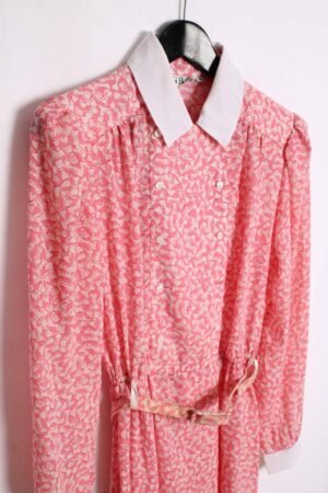 Vestido Americano Vintage Rosa 80s "S/M"