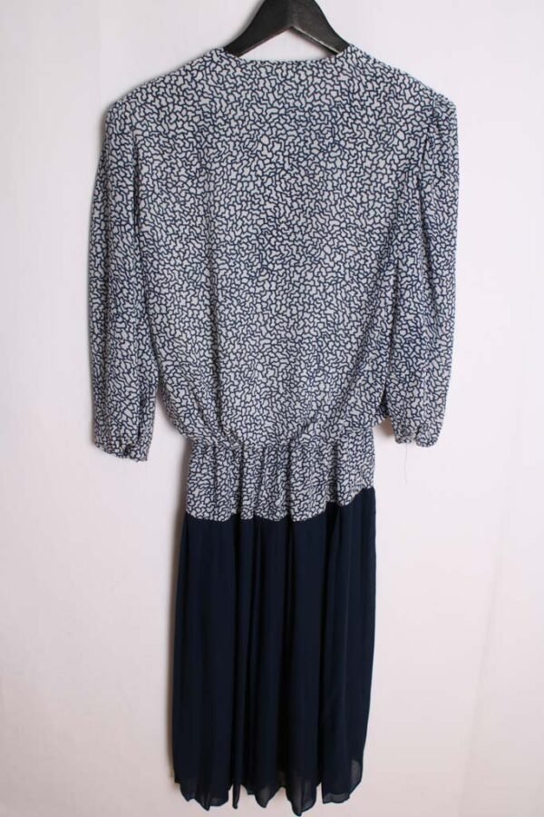 Vestido Estampado Bicolor Vintage "XL/2XL"