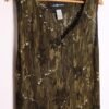 Vestido Maxi Vintage Verdes Flores "3XL"