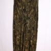Vestido Maxi Vintage Verdes Flores "3XL"