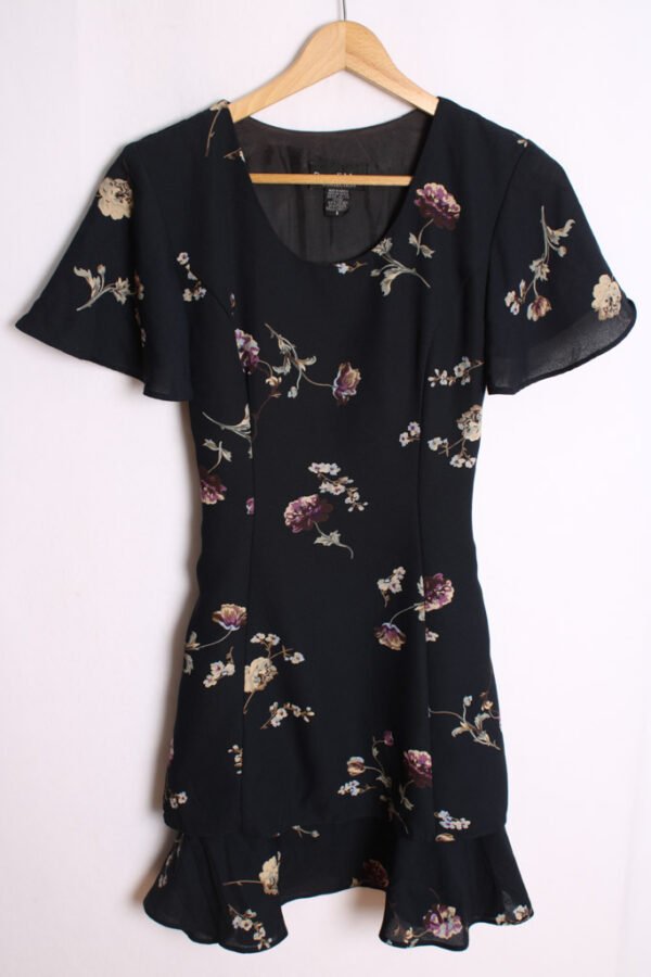 vestido-de-verano-estampado-vintage_-88.jpg Vestido Vintage Marino con Flores "M"