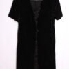 Vestido Terciopelo  Vintage Efecto Chaleco "L"