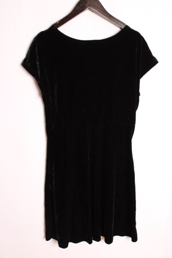 Vestido Terciopelo Vintage Negro "M/L"