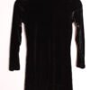 Vestido Terciopelo Mini Negro Vintage "2XS"