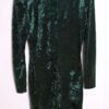 Vestido Terciopelo Verde Vintage "M"