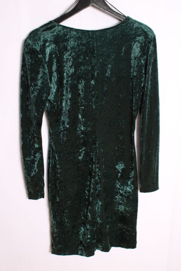 Vestido Terciopelo Verde Vintage "M"